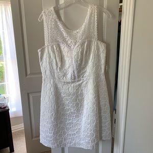 EUC Lilly Pulitzer White Reagan dress